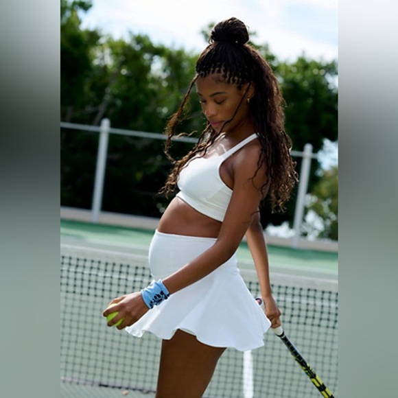 NWT! SOLD OUT!FP movement x Hatch, pleats and thank you maternity skirt, size L - Picture 2 of 7